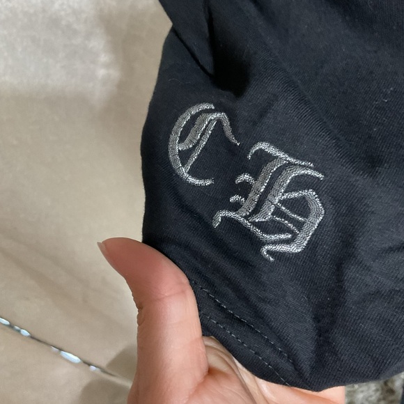 Chrome Hearts Black Tee with White Graphic Vintage Cross - Picture 11 of 11